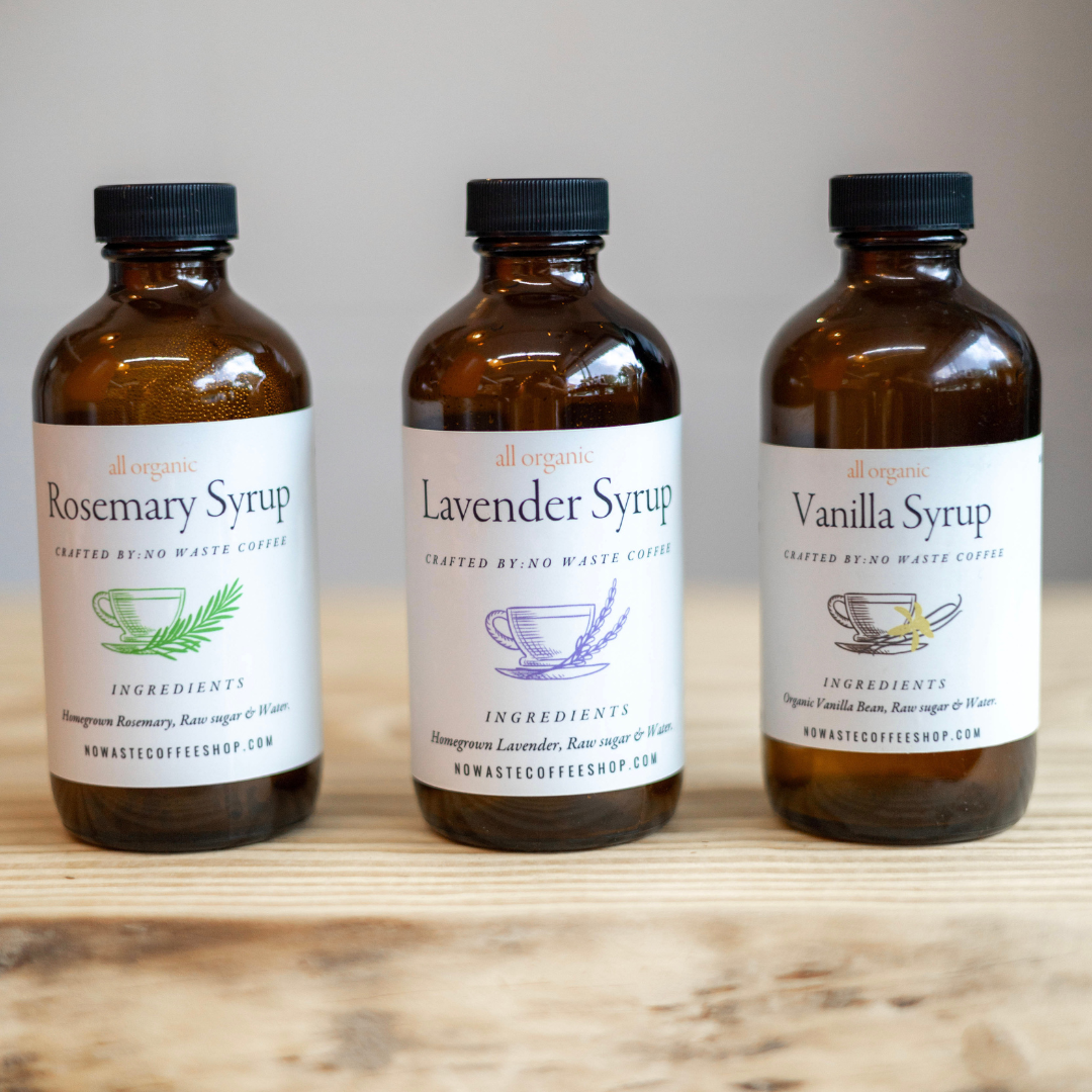No Waste Coffee Syrups