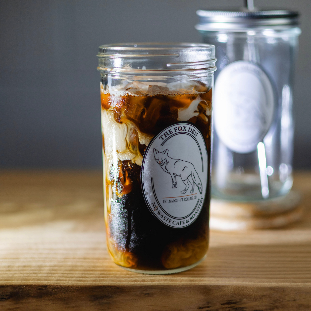 Glass TO-GO Jar with Straw