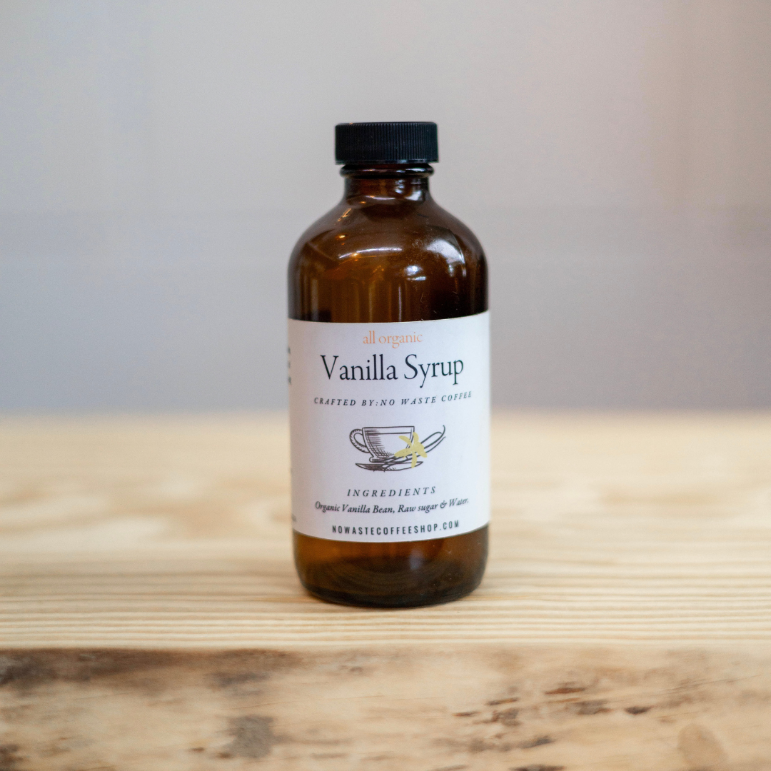 Vanilla Syrup Bottle